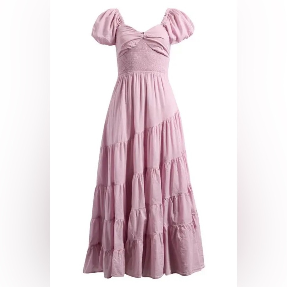 Free People Pink Maxi Dress